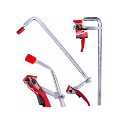 Rýchloupínacia račňová svorka, typ F, 400 x 100 mm, kovaná GEKO Rýchloupínacia račňová svorka, typ F, 400 x 100 mm, kovaná GEKO