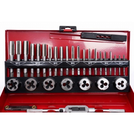 Sada závitníků a závitových oček 32 ks - KRAFT&DELE Sada závitníků a závitových oček 32 ks - KRAFT&DELE