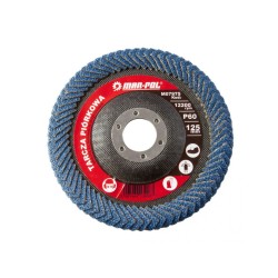 Brúsny kotúč, obojstranný, klapka, 125 mm, zirkón, P60 MAR-POL Brúsny kotúč, obojstranný, klapka, 125 mm, zirkón, P60 MAR-POL