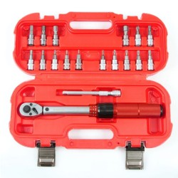 Momentový kľúč 1/4", 2 - 24 Nm, sada 18 ks MAR-POL Momentový kľúč 1/4", 2 - 24 Nm, sada 18 ks MAR-POL