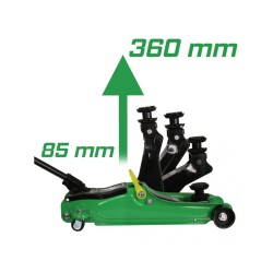 Hydraulický nízkoprofilový pojazdný zdvihák 2,5 t MAR-POL