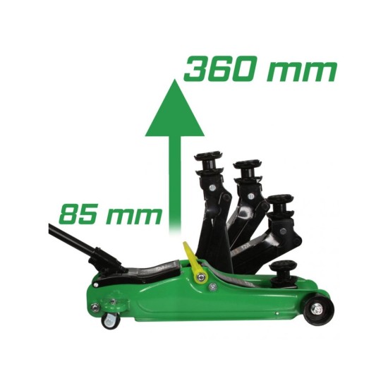 Hydraulický nízkoprofilový pojazdný zdvihák 2,5 t MAR-POL