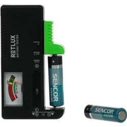 Analógový tester batérií RDM 1002 - RETLUX Analógový tester batérií RDM 1002 - RETLUX
