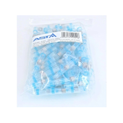 Spájkovacie konektory s cínom 4,5 x 40 mm, 100 ks - ASTA
