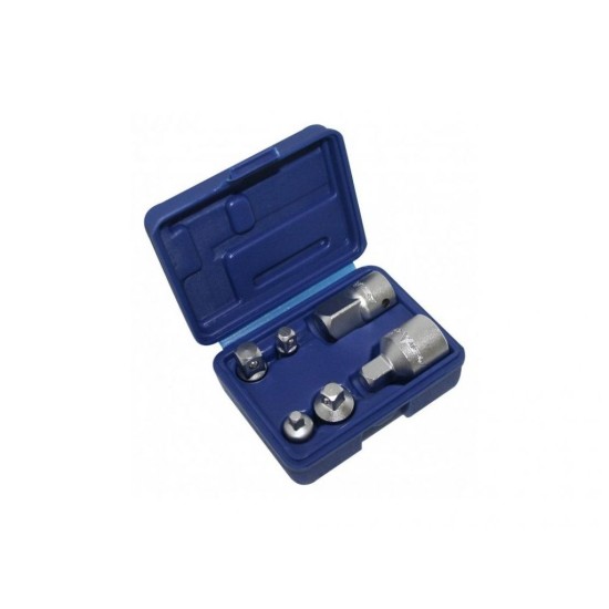 Štvorcová redukcia 1/4", 3/8", 1/2", 3/4", sada 6 ks - ASTA Štvorcová redukcia 1/4", 3/8", 1/2", 3/4", sada 6 ks - ASTA
