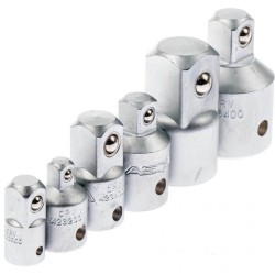 Štvorcová redukcia 1/4", 3/8", 1/2", 3/4", sada 6 ks - ASTA Štvorcová redukcia 1/4", 3/8", 1/2", 3/4", sada 6 ks - ASTA