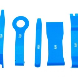 Plastové náradie - kliny, páky a háčiky na montáž a demontáž čalúnenia, sada 5 ks - SATRA