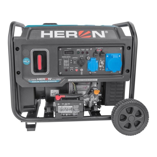 Digitálna invertorová elektráreň, 6,5 kW, el. štart, diaľkové ovládanie - HERON Digitálna invertorová elektráreň, 6,5 kW, el. štart, diaľkové ovládanie - HERON