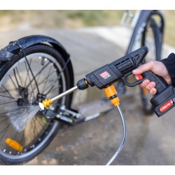 Akumulátorový tlakový čistič, Li-ion batéria 21 V, 2.0 Ah, 30 bar - MAR-POL Akumulátorový tlakový čistič, Li-ion batéria 21 V, 2.0 Ah, 30 bar - MAR-POL