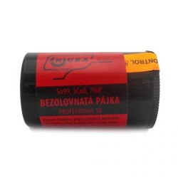 Spájkovací cín Sn99,3 - Cu0, 7 - NiP - 50 g - NUBA Spájkovací cín Sn99,3 - Cu0, 7 - NiP - 50 g - NUBA