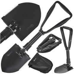 Skladacia taktická lopata, 2v1, Black Survival Series - GEKO