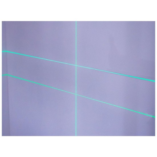 Cross Line Laser 360°, samonivelačný, 4D, zelený, 2x Li-ion, kryt, príslušenstvo - GEKO Cross Line Laser 360°, samonivelačný, 4D, zelený, 2x Li-ion, kryt, príslušenstvo - GEKO