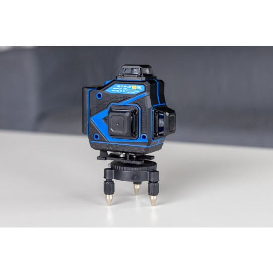 Cross Line Laser 360°, samonivelačný, 4D, zelený, 2x Li-ion, kryt, príslušenstvo - GEKO Cross Line Laser 360°, samonivelačný, 4D, zelený, 2x Li-ion, kryt, príslušenstvo - GEKO