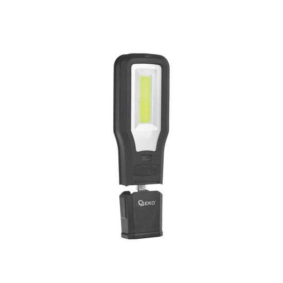 COB LED dielenské svetlo 10 W + 5 W, 550 lm, powerbanka 2000 mAh - GEKO