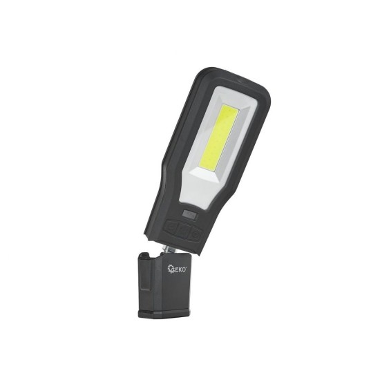 COB LED dielenské svetlo 10 W + 5 W, 550 lm, powerbanka 2000 mAh - GEKO
