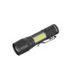 Mini taktická baterka COB LED 10 W, 500 lm, 500 mAh - GEKO Mini taktická baterka COB LED 10 W, 500 lm, 500 mAh - GEKO