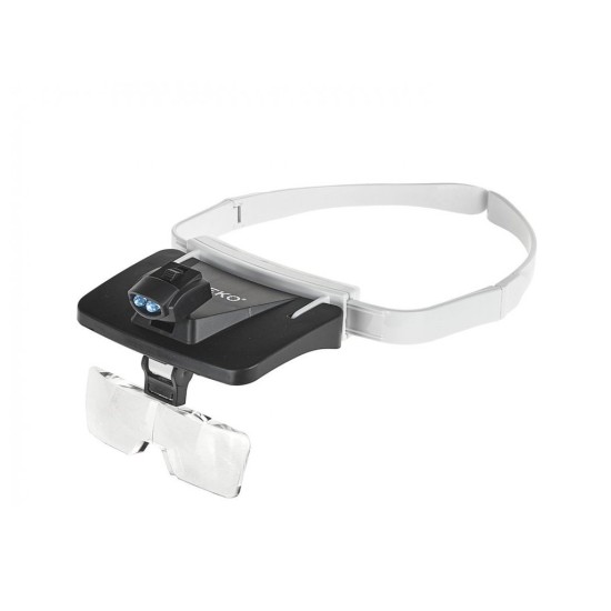 Brýle s lupou a LED osvětlením - GEKO Brýle s lupou a LED osvětlením - GEKO