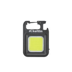 Mini vrecková baterka LED COB 6 W, 300 lm, 500 mAh, s magnetom a otváračom - GEKO