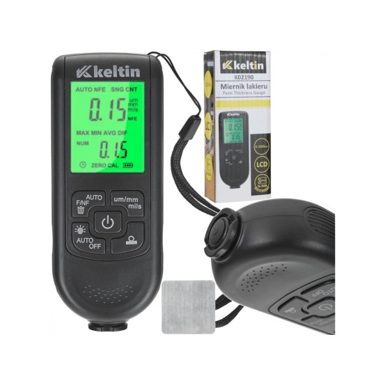 Tester, hrúbkomer laku, LCD displej - KELTIN Tester, hrúbkomer laku, LCD displej - KELTIN