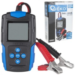 Tester autobaterií 12/24 V, 3 Ah - 200 Ah - GEKO Tester autobaterií 12/24 V, 3 Ah - 200 Ah - GEKO