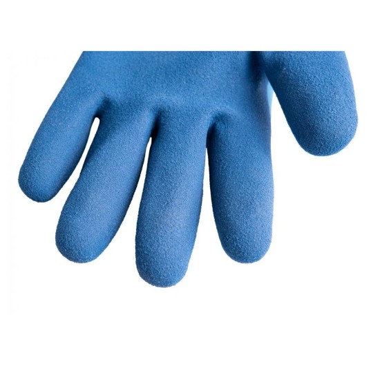 Nepremokavé, zimné pracovné rukavice, bavlna - latex, veľkosť 8 - GEKO Nepremokavé, zimné pracovné rukavice, bavlna - latex, veľkosť 8 - GEKO