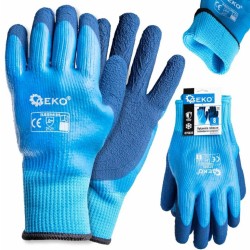 Nepremokavé, zateplené pracovné rukavice, dres - latex, veľkosť 8 - GEKO Nepremokavé, zateplené pracovné rukavice, dres - latex, veľkosť 8 - GEKO