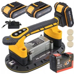 Aku vibrační přísavka na obklady a dlažbu, 2x 21 V / 2,0 Ah - POWERMAT