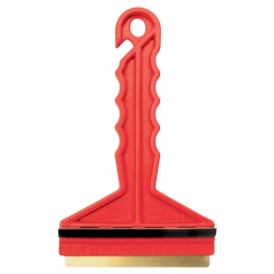 Škrabka na ľad FROST, mosadzná čepeľ, gumová škrabka, červená Škrabka na ľad FROST, mosadzná čepeľ, gumová škrabka, červená