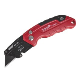 Zatvárací nôž FASTVOLD s lichobežníkovou čepeľou 60×19×0,6mm SK2H - TVARDY Zatvárací nôž FASTVOLD s lichobežníkovou čepeľou 60×19×0,6mm SK2H - TVARDY