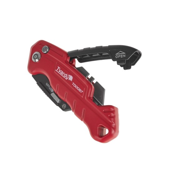 Zatvárací nôž FASTVOLD s lichobežníkovou čepeľou 60×19×0,6mm SK2H - TVARDY Zatvárací nôž FASTVOLD s lichobežníkovou čepeľou 60×19×0,6mm SK2H - TVARDY