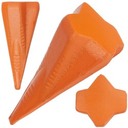 Oceľový štiepací klin, štvorramenný 1,8 kg - GEKO