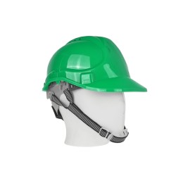 Přilba ochranná, nastavitelná, zelená - GEKO