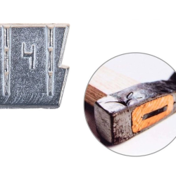 Kovový klin na rukoväte, veľkosť 4 - GEKO