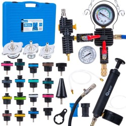 Tlakový tester chladiča a chladiaceho systému, sada 28 ks - GEKO