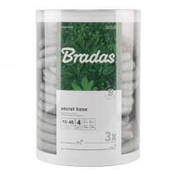 Zahradní smršťovací hadice 15–45 m, s postřikovačem, šedá - SECRET HOSE