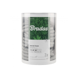 Zahradní smršťovací hadice 15–45 m, s postřikovačem, šedá - SECRET HOSE