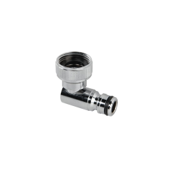 Konektor pro rychlospojku na kohoutek se závitem 3/4", úhlový, otočný 360° - BRADAS