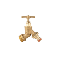 Kohoutek zahradní, vstup 3/4" vstup 3/4", výstup 3/4" + konektor pro rychlospojku - BRADAS Kohoutek zahradní, vstup 3/4" vstup 3/4", výstup 3/4" + konektor pro rychlospojku - BRADAS