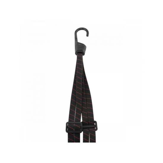 Upínací guma s háčky, 60 cm, černá BUNGEE SPIDER HOOK