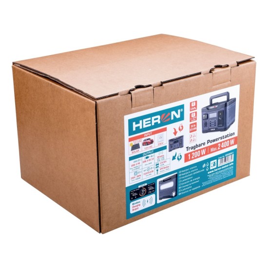 Stanice nabíjecí, 1200 W, 921 Wh - HERON Stanice nabíjecí, 1200 W, 921 Wh - HERON