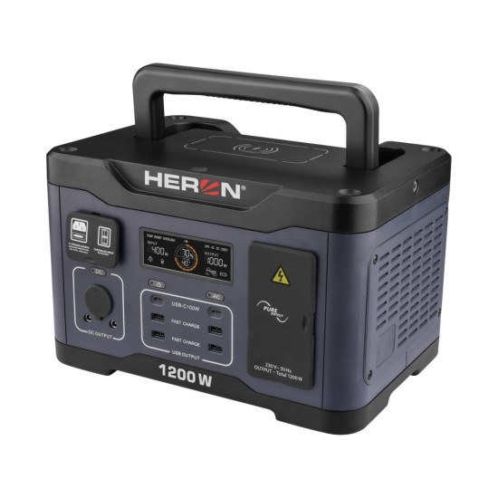 Stanice nabíjecí, 1200 W, 921 Wh - HERON Stanice nabíjecí, 1200 W, 921 Wh - HERON