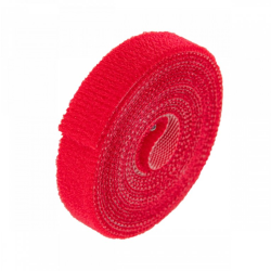 Páska na suchý zip 12 mm × 2 m, multifunkční, červená - BRADAS Páska na suchý zip 12 mm × 2 m, multifunkční, červená - BRADAS