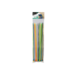 Elastické stahovací pásky 3,6×300 mm, 50 ks, mix barev - BRADAS