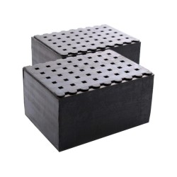 Gumová podložka zvedáku 160×115×80 mm, hranatá - Ferdus