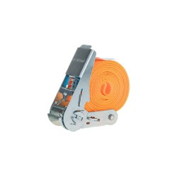 Pás upínací jednodílný, s ráčnou, 25 mm × 4 m, 800 kg - GEKO