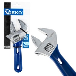 Nastavitelný švédský klíč 200 mm, krátký, 0–48 mm - GEKO