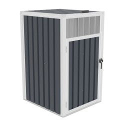 Přístřešek na popelnice  73×121×82 cm, plechový, antracitový - G21 Přístřešek na popelnice  73×121×82 cm, plechový, antracitový - G21