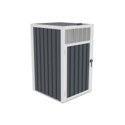 Přístřešek na popelnice  73×121×82 cm, plechový, antracitový - G21 Přístřešek na popelnice  73×121×82 cm, plechový, antracitový - G21