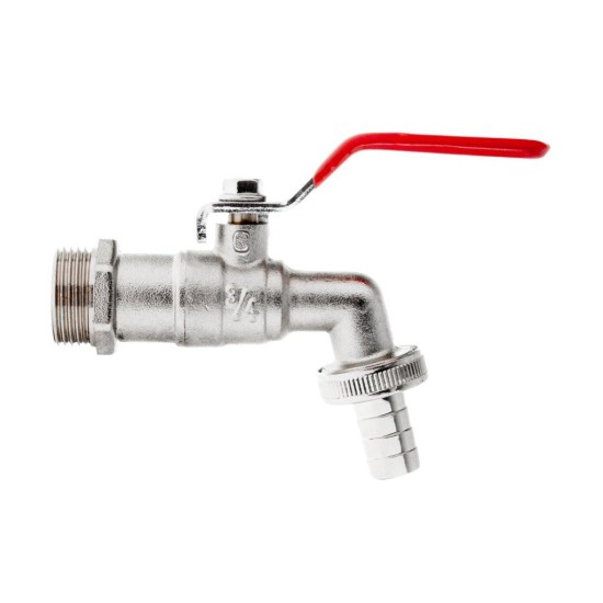 Ventil zahradní, vstup 3/4", výstup 1" + hadičník 3/4" - GEKO Ventil zahradní, vstup 3/4", výstup 1" + hadičník 3/4" - GEKO