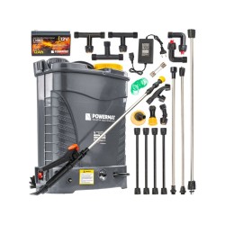 Aku zádový postřikovač 16 l, 12 V, 12 Ah - POWERMAT